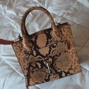 Rebecca MinkoffbSnake Print Handbag
